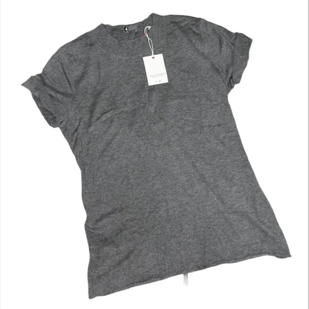 🆕 2/$60 NWT N:Philanthropy | Graves Lace Back Short Sleeve Sweater | Silk Blend - Picture 2 of 16